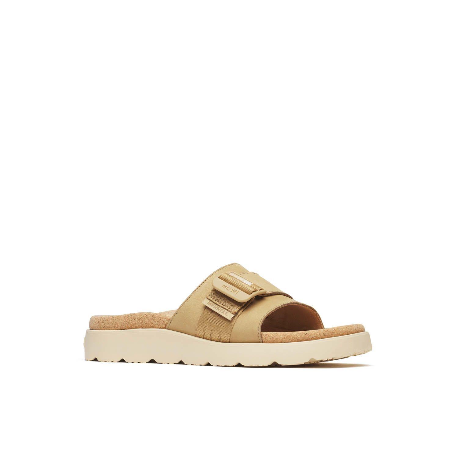 Sandalia Mujer Fleur Slide Beige-2
