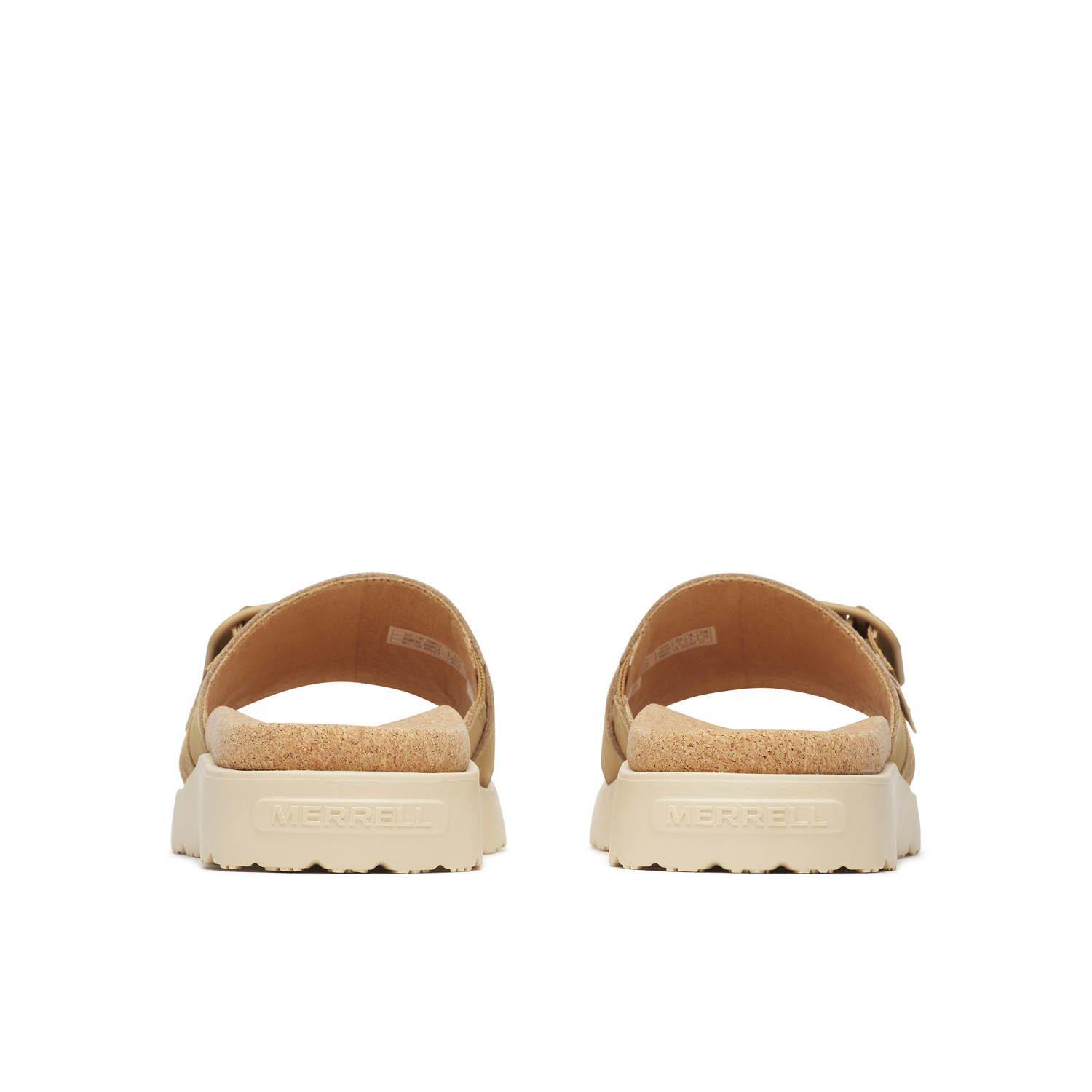 Sandalia Mujer Fleur Slide Beige-4