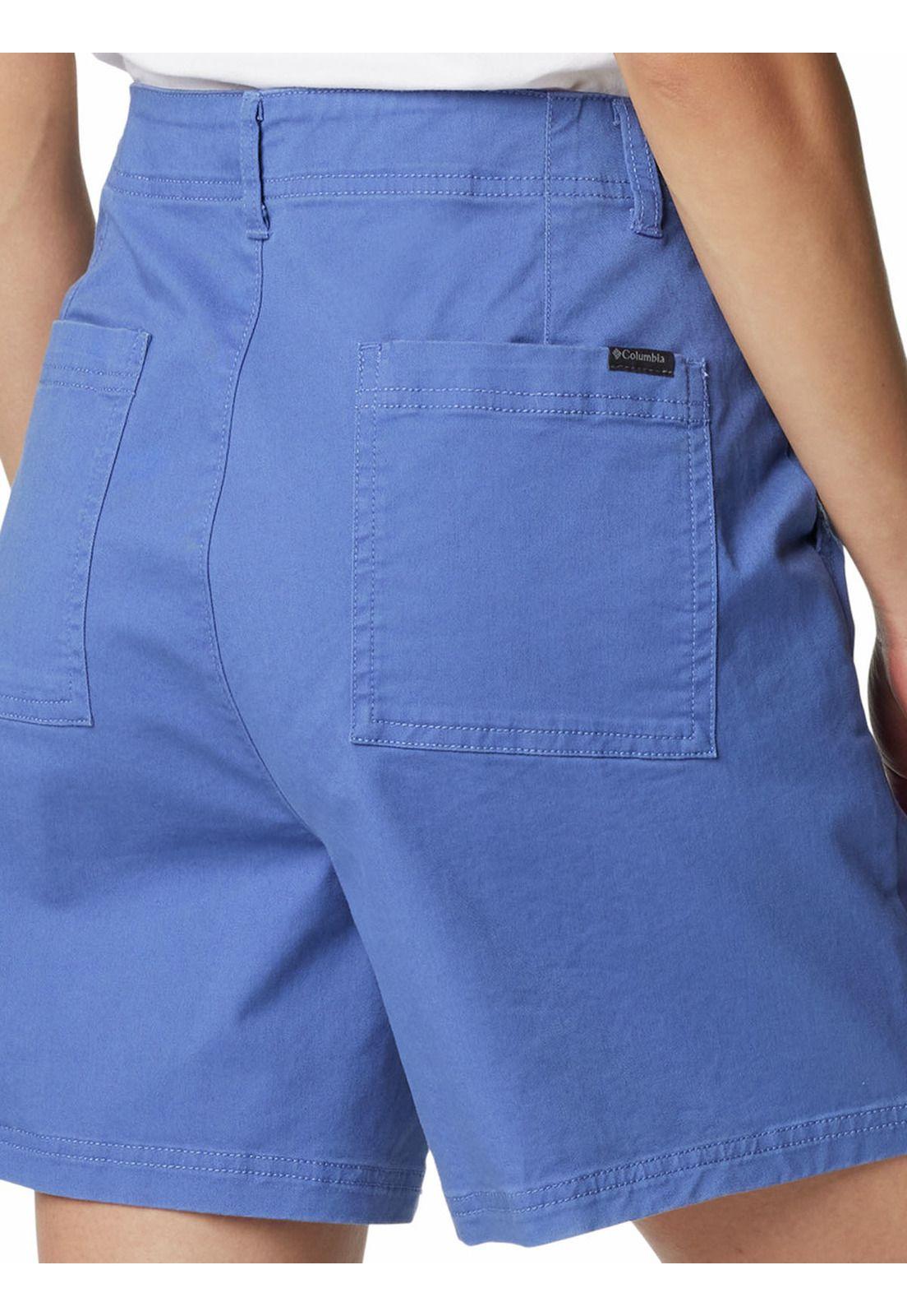 Short Mujer Calico Basin Cotton Azul-4