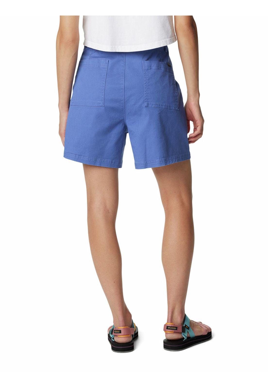 Short Mujer Calico Basin Cotton Azul-5
