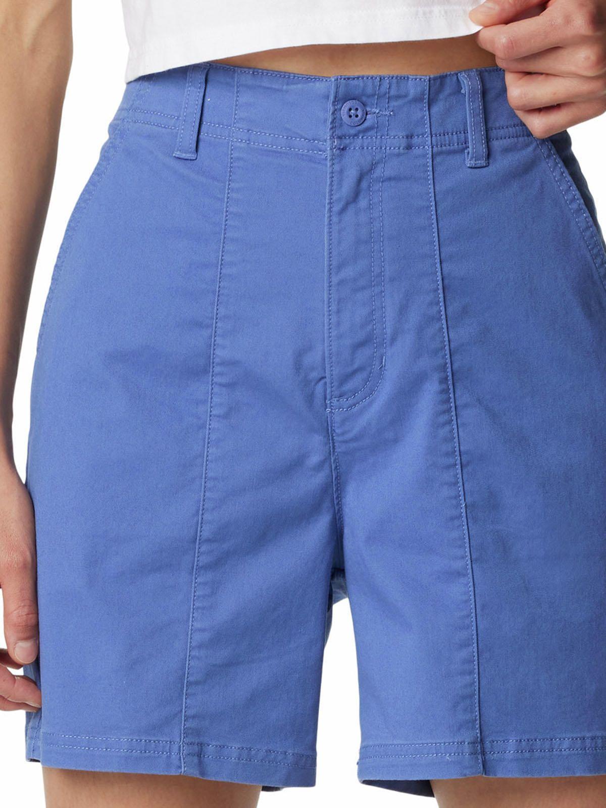 Short Mujer Calico Basin Cotton Azul-3