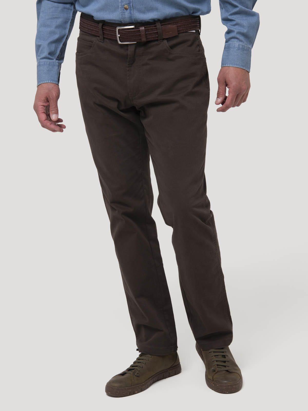 Pantalón Algodón Hombre Five Negro-4