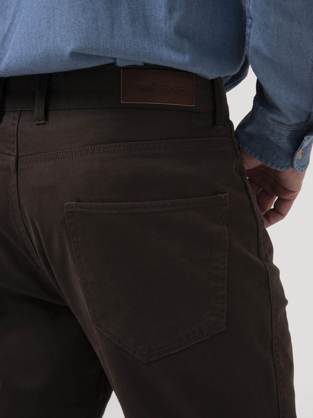 Pantalón Algodón Hombre Five Negro-7