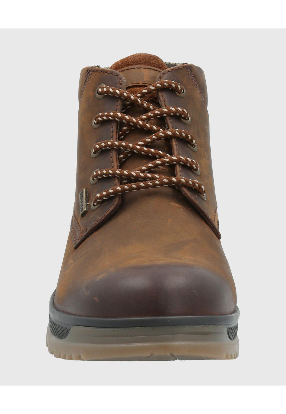 Botin Cuero Hombre Boulder Café-3