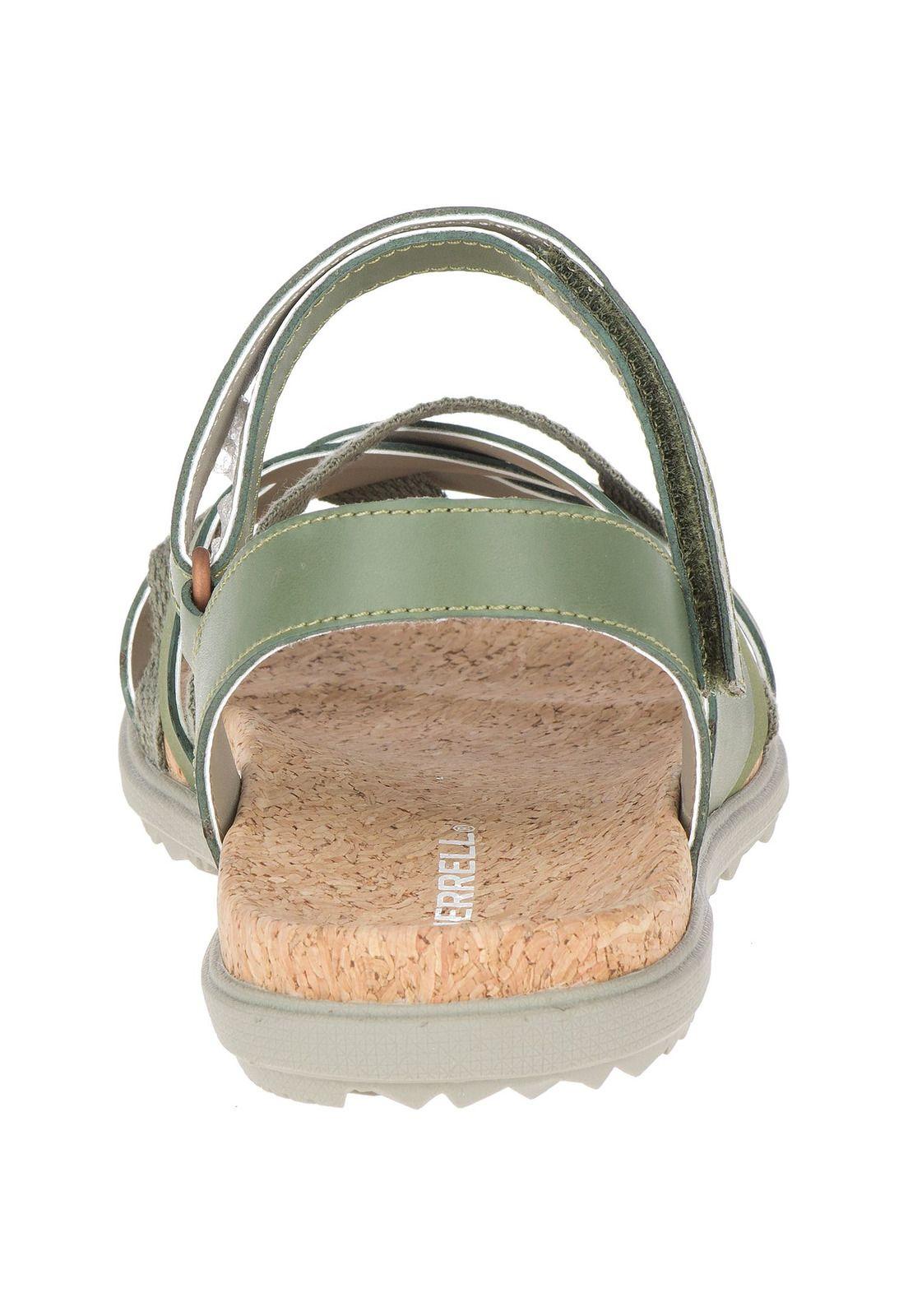 Sandalia Mujer Around Town Arin Backstrap Verde-4