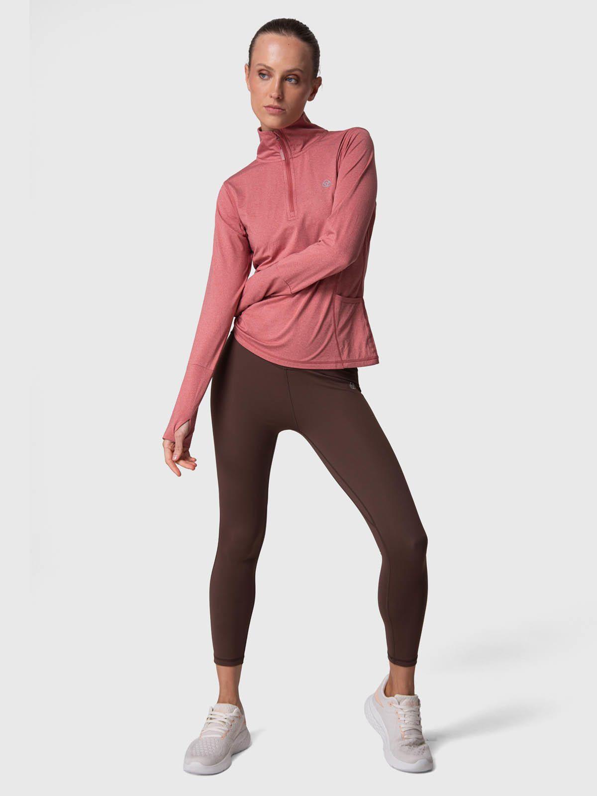 Polerón Half Zip Aloe Rosado-4
