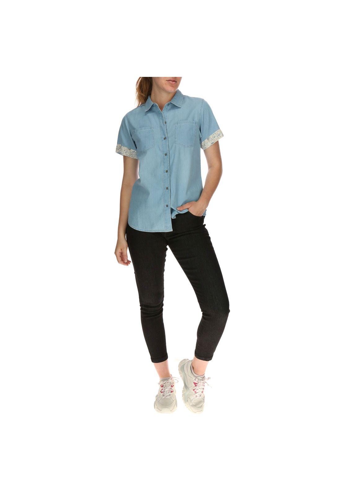 Blusa Mujer Joanna Denim Azul-0
