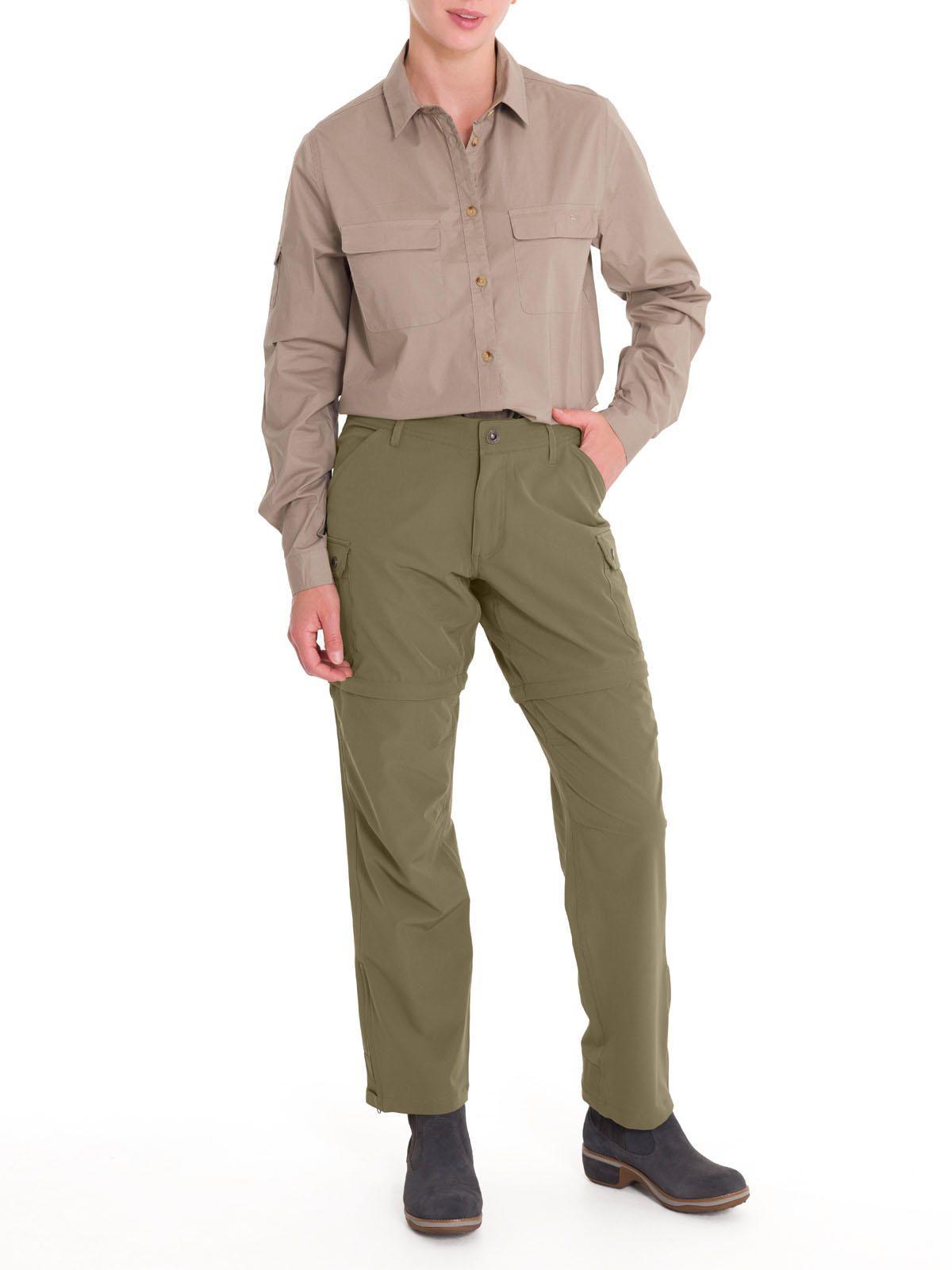Pantalón Mujer Desmontable Verde-7