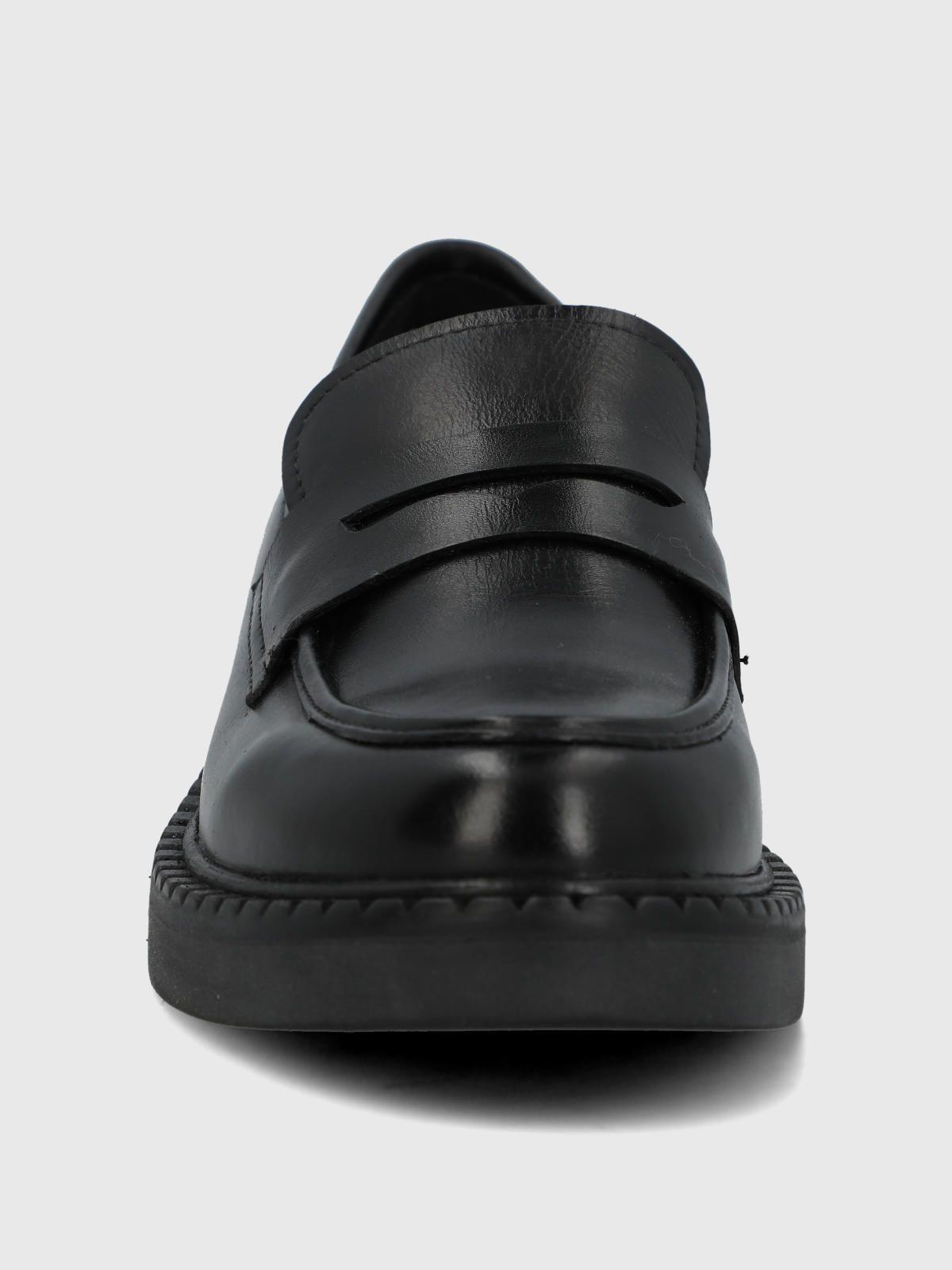 Mocasin Cuero Mujer Ruberta Negro-3