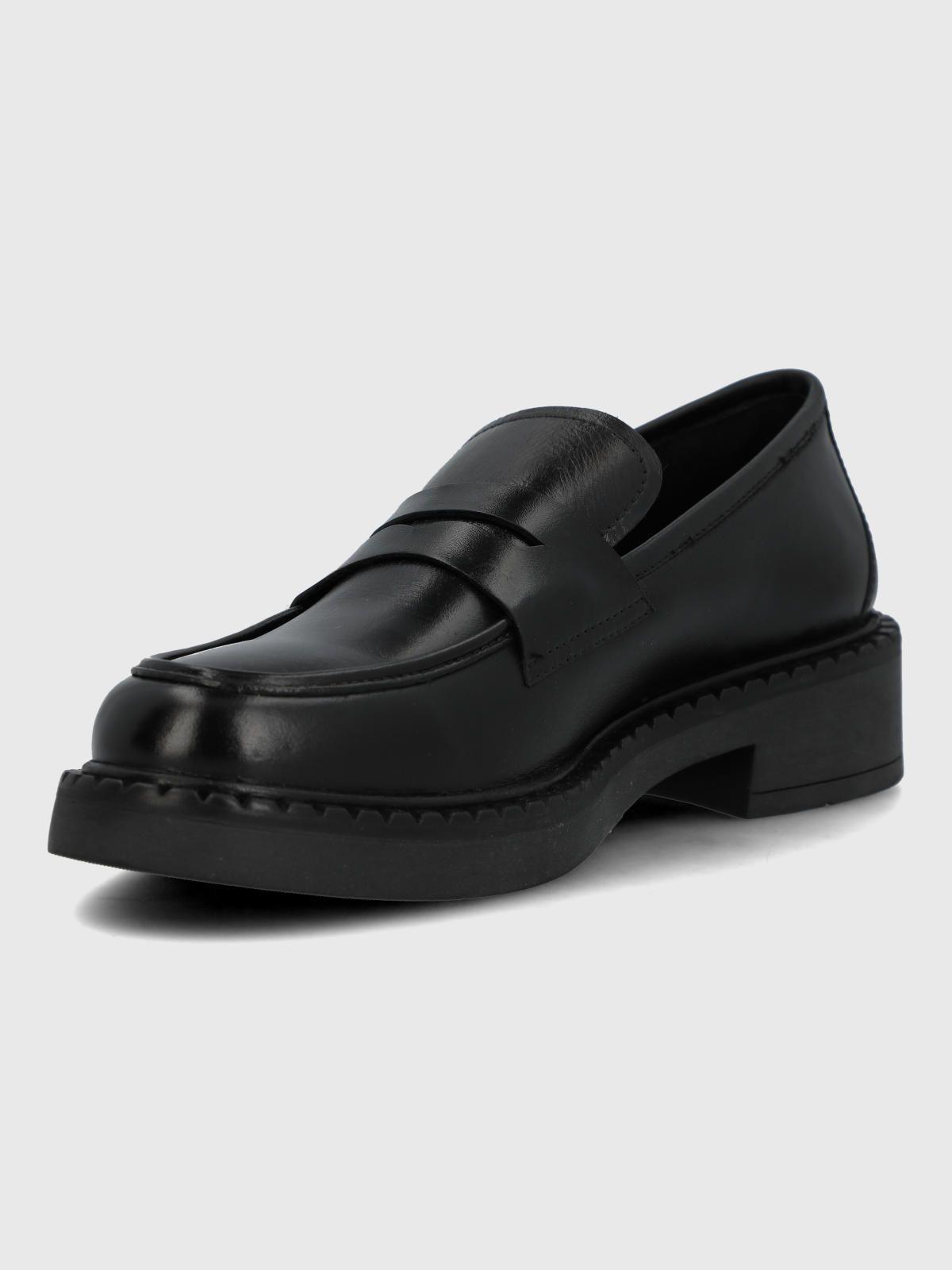 Mocasin Cuero Mujer Ruberta Negro-5