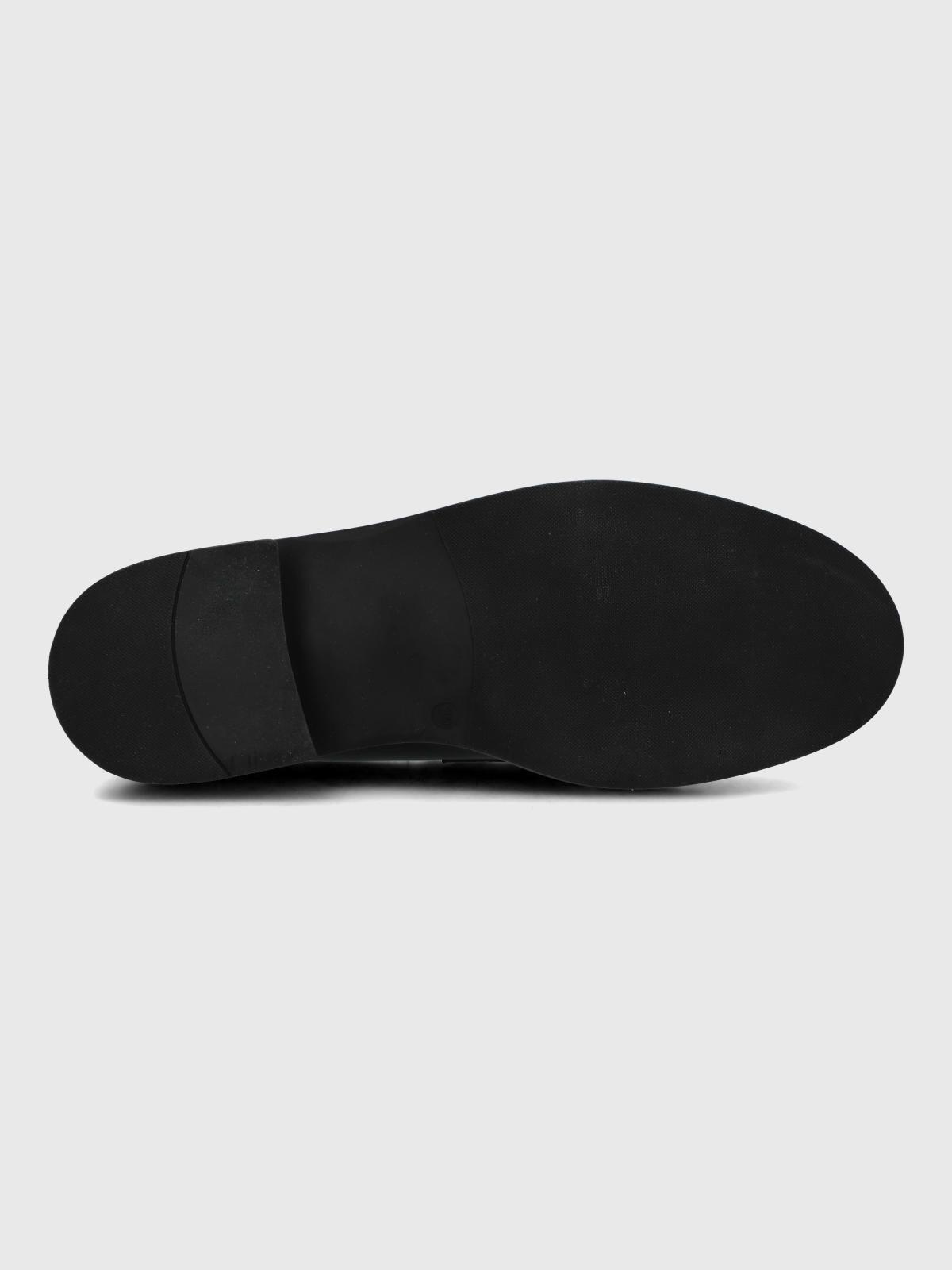 Mocasin Cuero Mujer Ruberta Negro-7