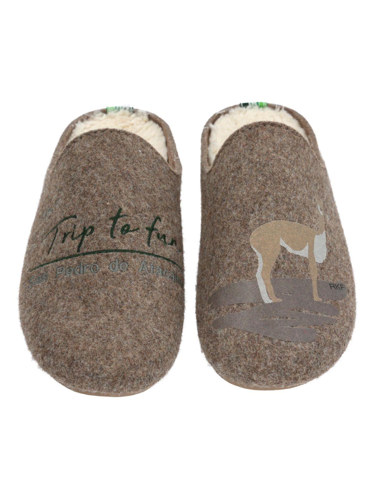 Pantufla Unisex Slipper San Pedro Café-1