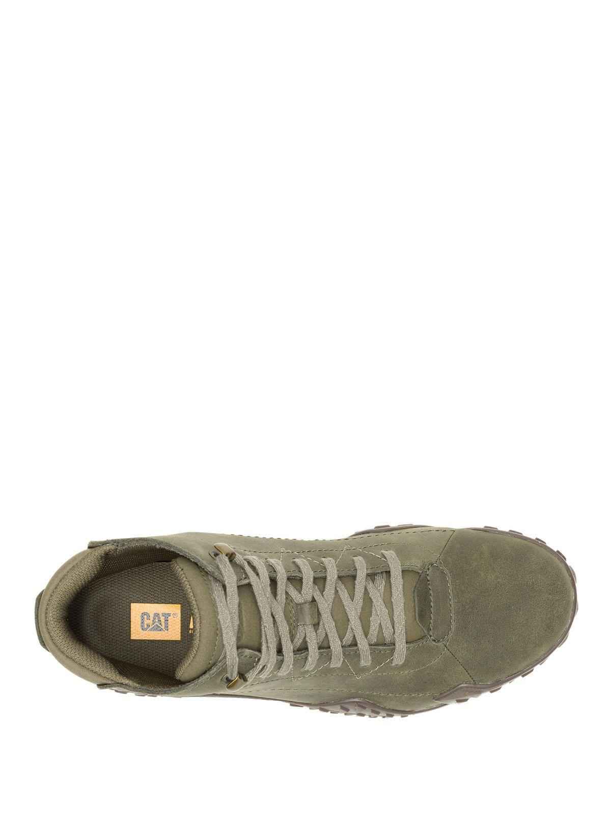 Zapatilla C/Caña Cuero Hombre Gridlock Hi Oliva-6