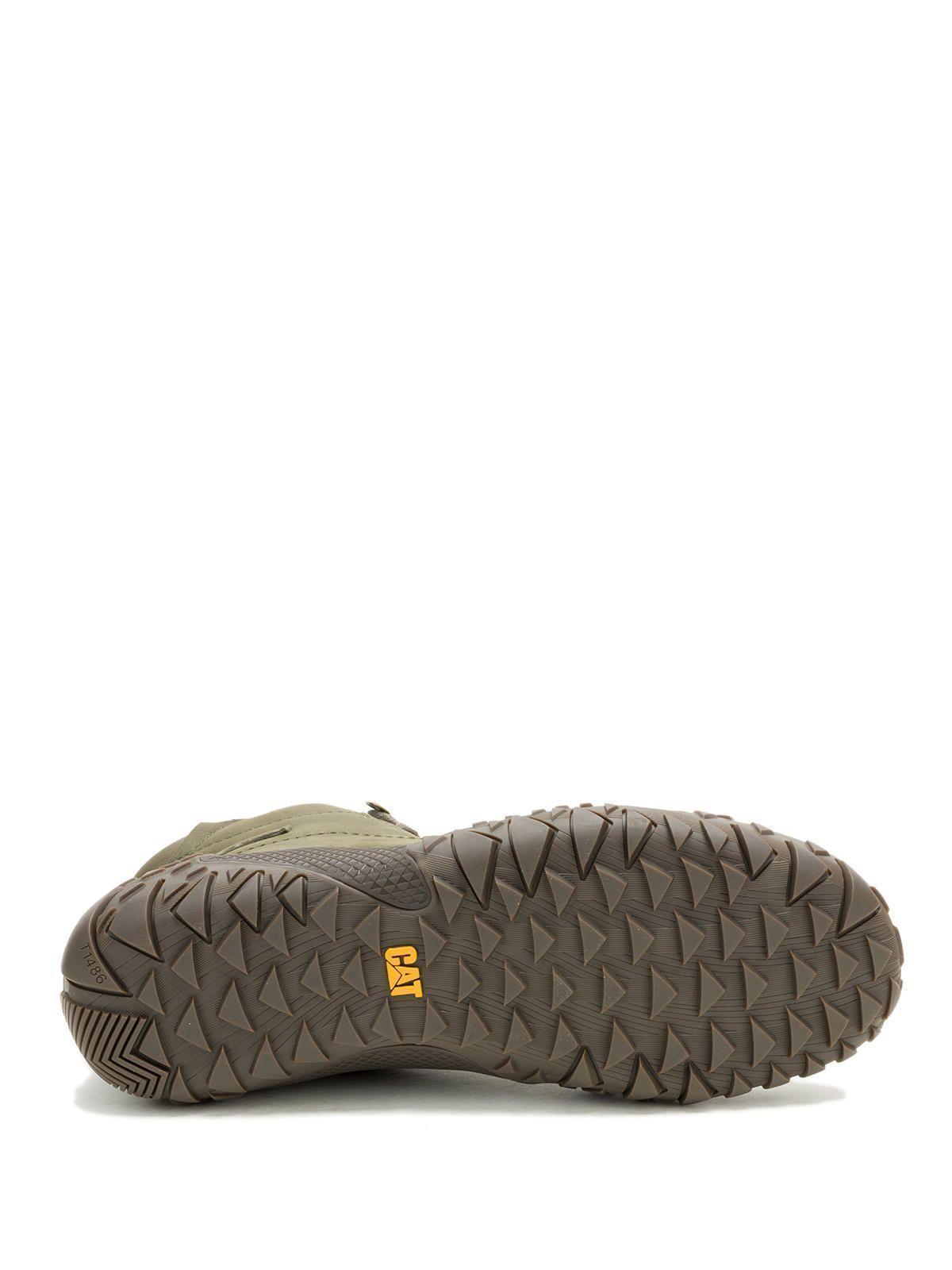 Zapatilla C/Caña Cuero Hombre Gridlock Hi Oliva-7