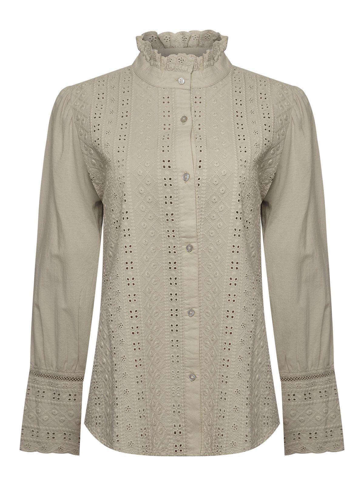 Blusa Algodón Orgánico Mujer Petunia Café-0