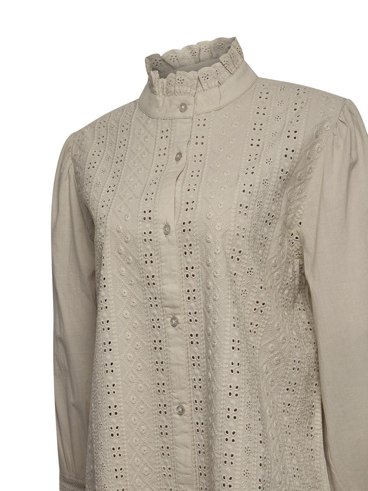 Blusa Algodón Orgánico Mujer Petunia Café-3