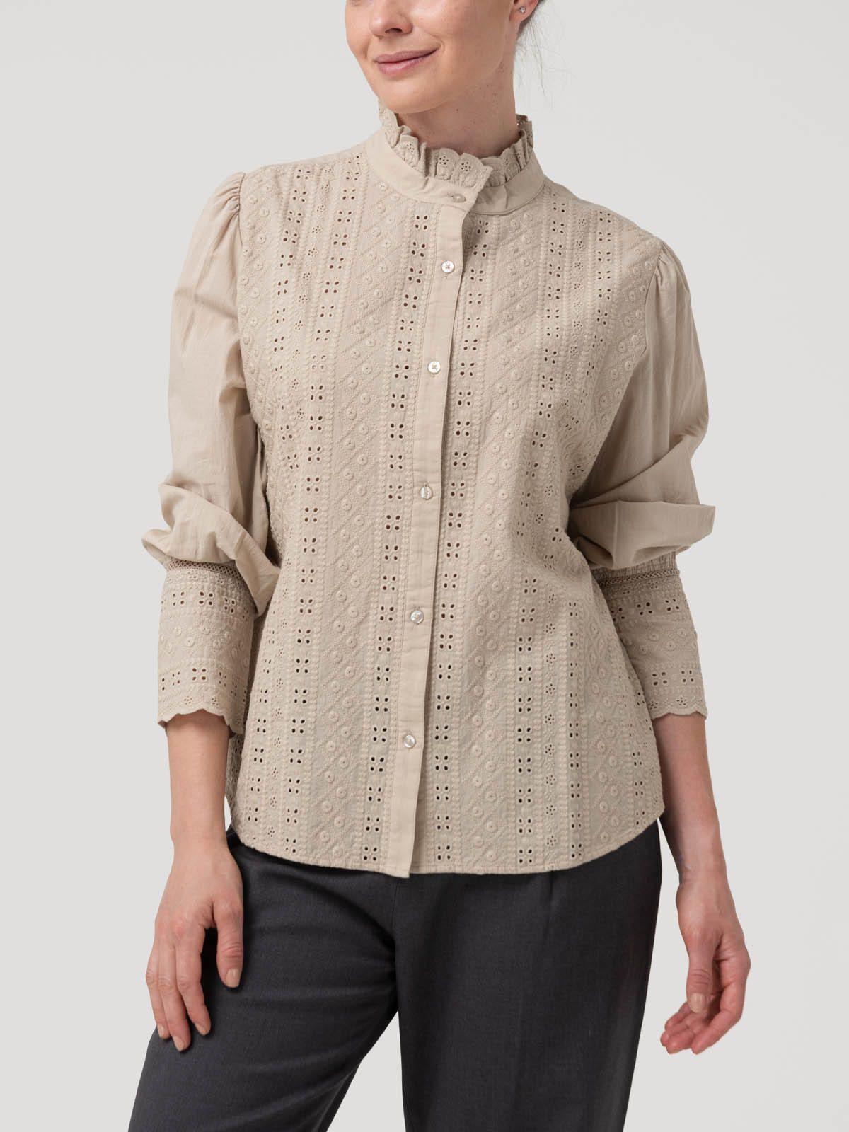 Blusa Algodón Orgánico Mujer Petunia Café-4