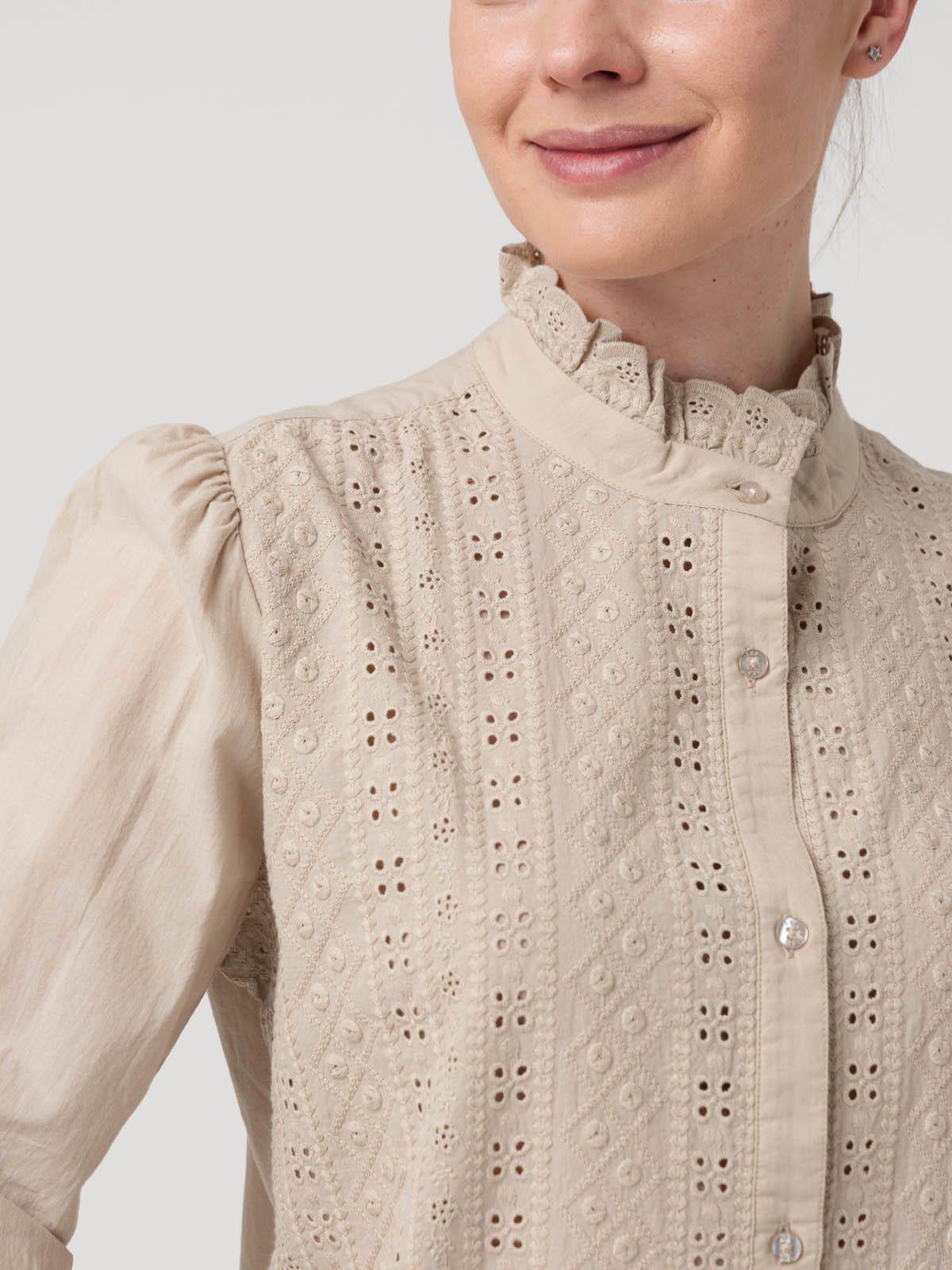 Blusa Algodón Orgánico Mujer Petunia Café-6