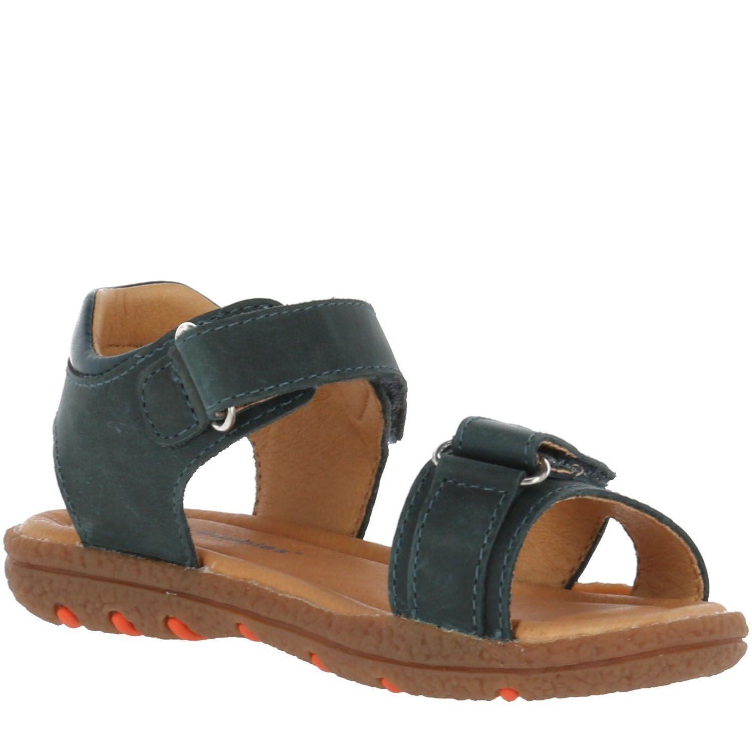 Sandalia Cuero Jacob Azul-1