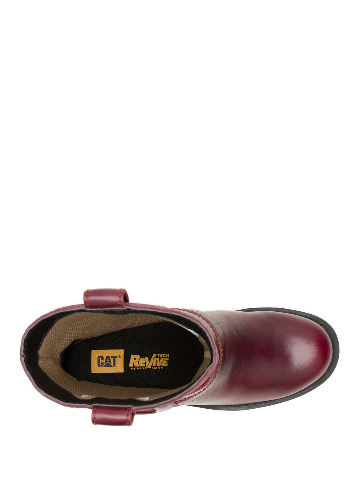 Bota Cuero Mujer Rewrite Harness Burdeo-6