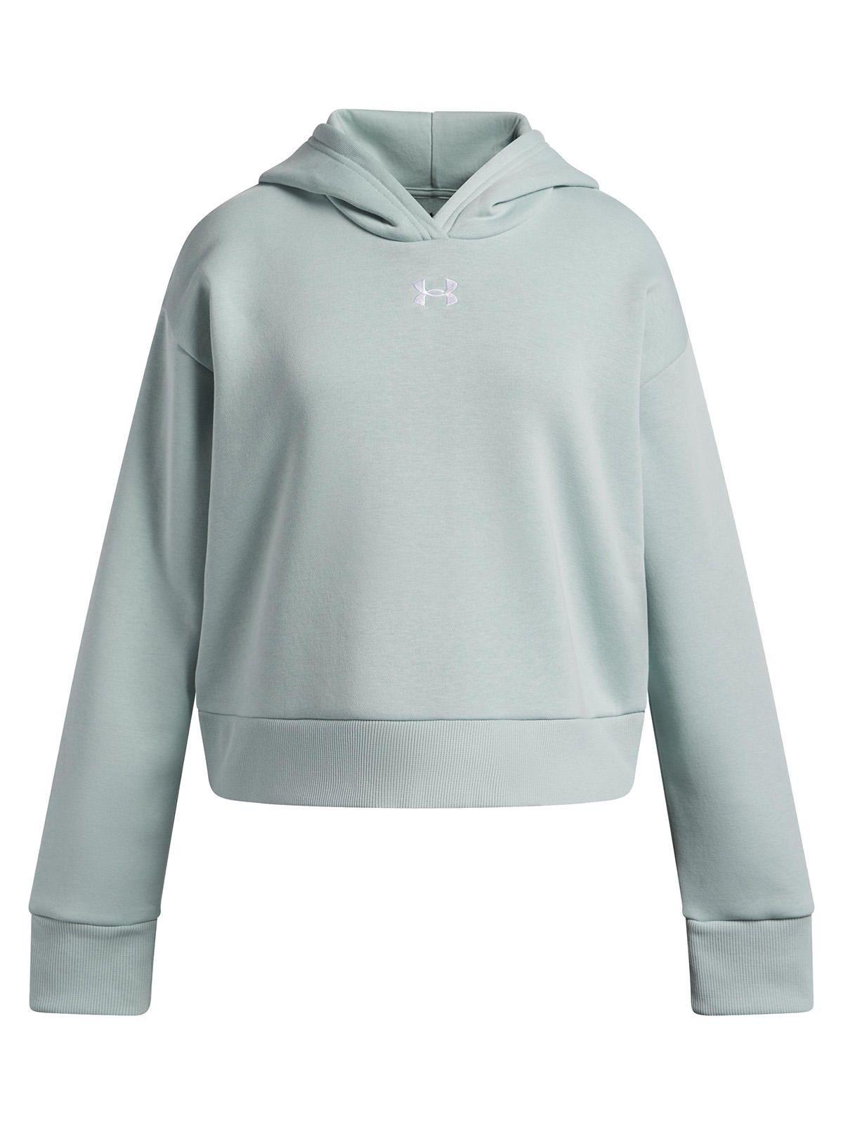 Poleron Niña Rival Fleece Crop Azul-0