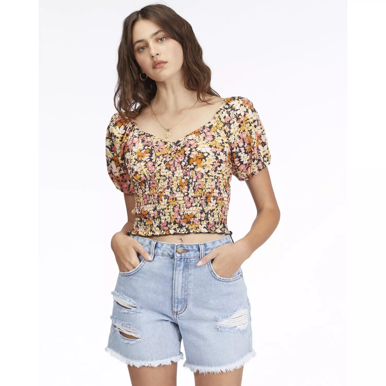 Blusa M/C Get Along J Kttp Naranjo Mujer-0