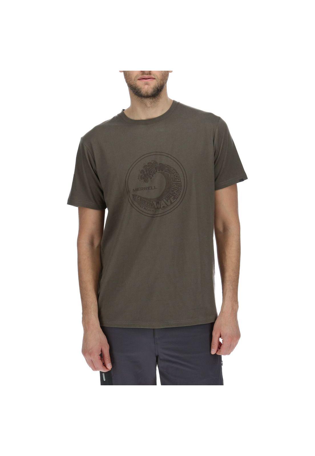 Polera Hombre M/C Wave Ss Beige-0