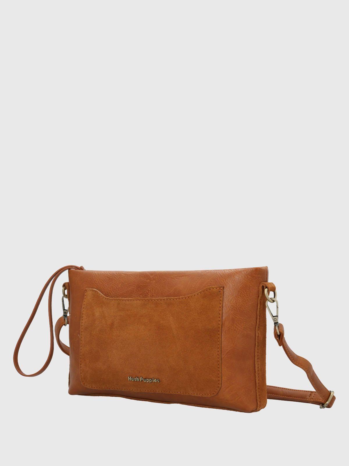 Cartera Ecocuero Mujer Liah Cross Café-1