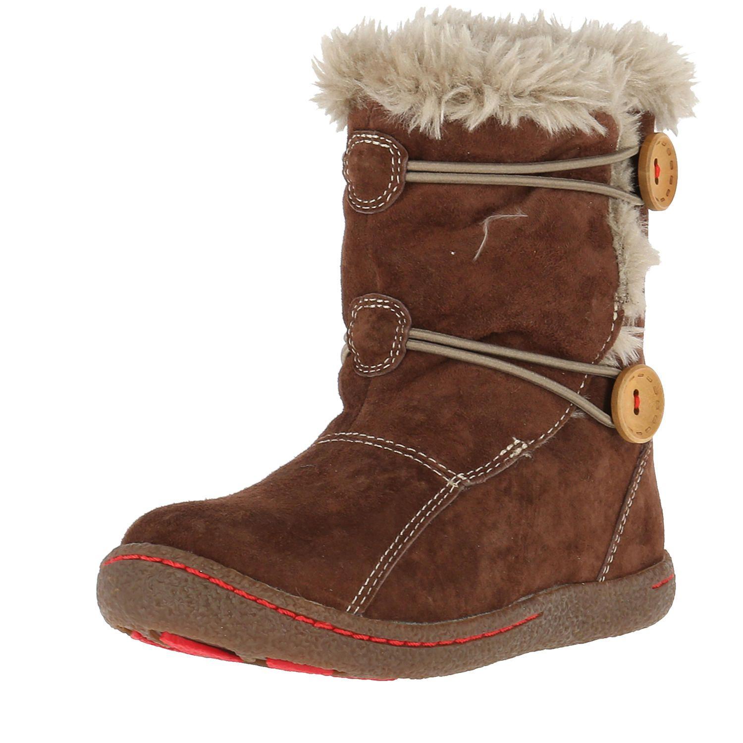 Bota Cuero Niña New Dakota Café-1