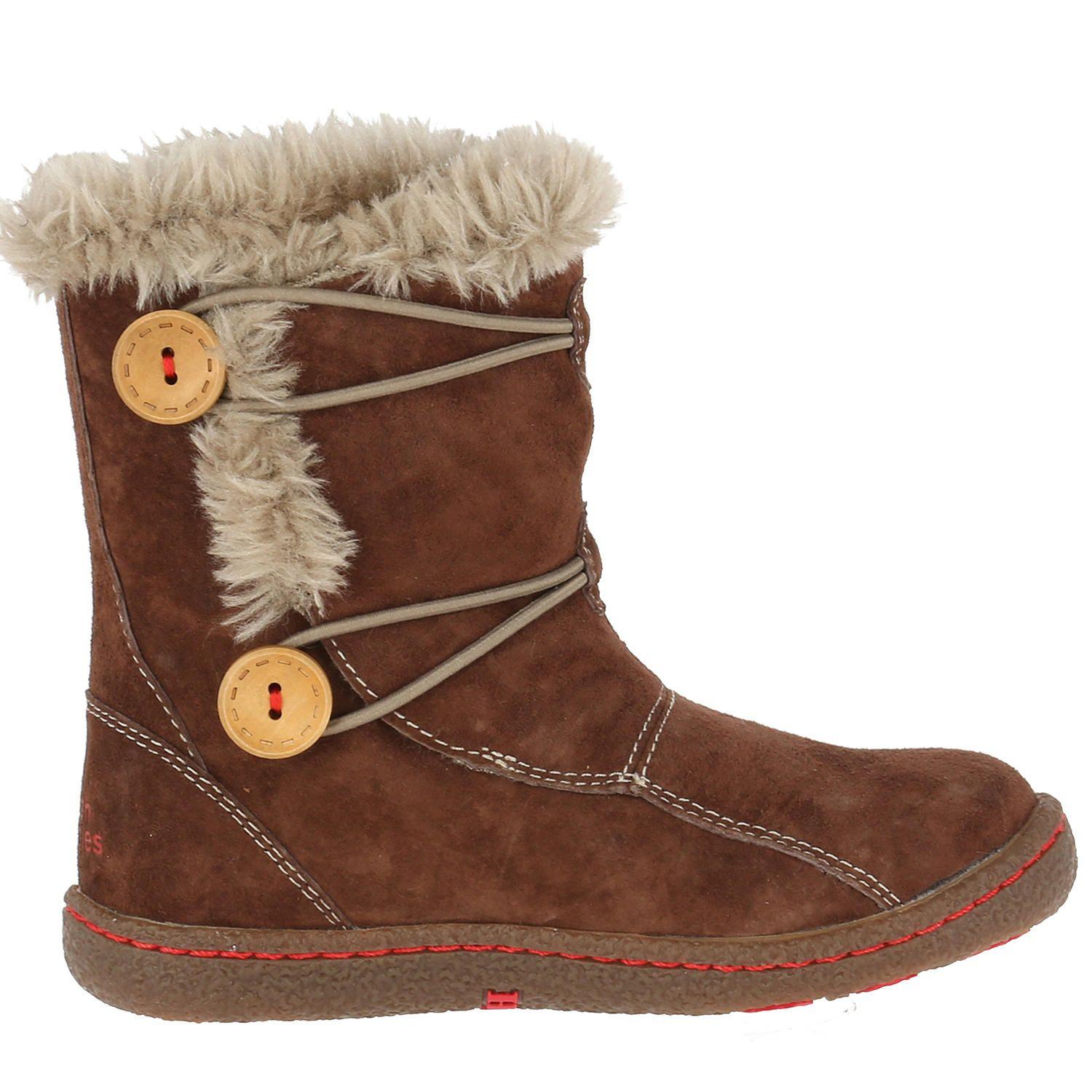 Bota Cuero Niña New Dakota Café-2