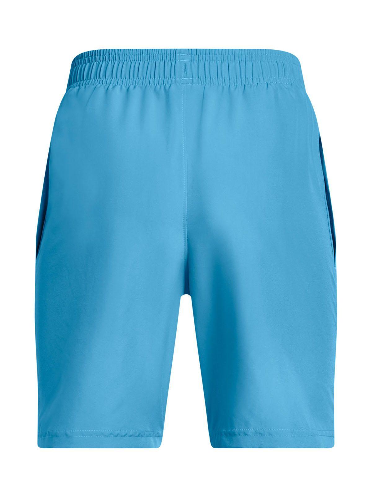 Shorts UA Tech Woven Wordmark Niños Azul-1