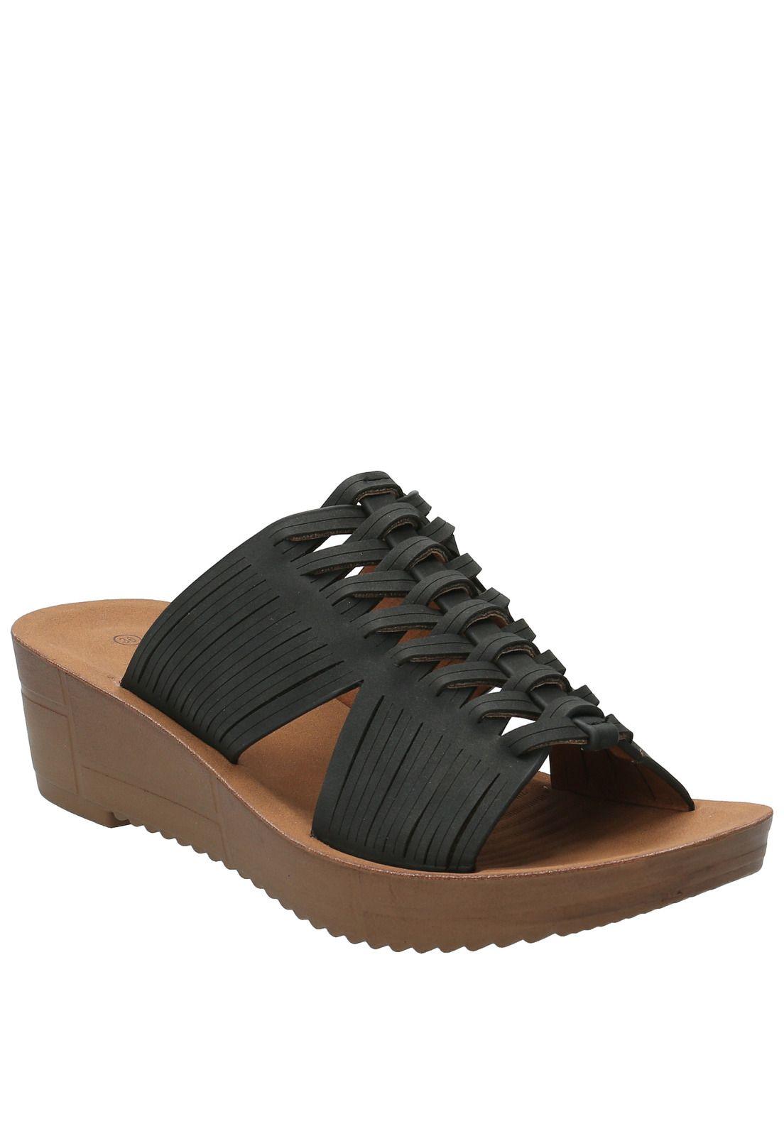 Sandalia Dalia Negro Mujer-0