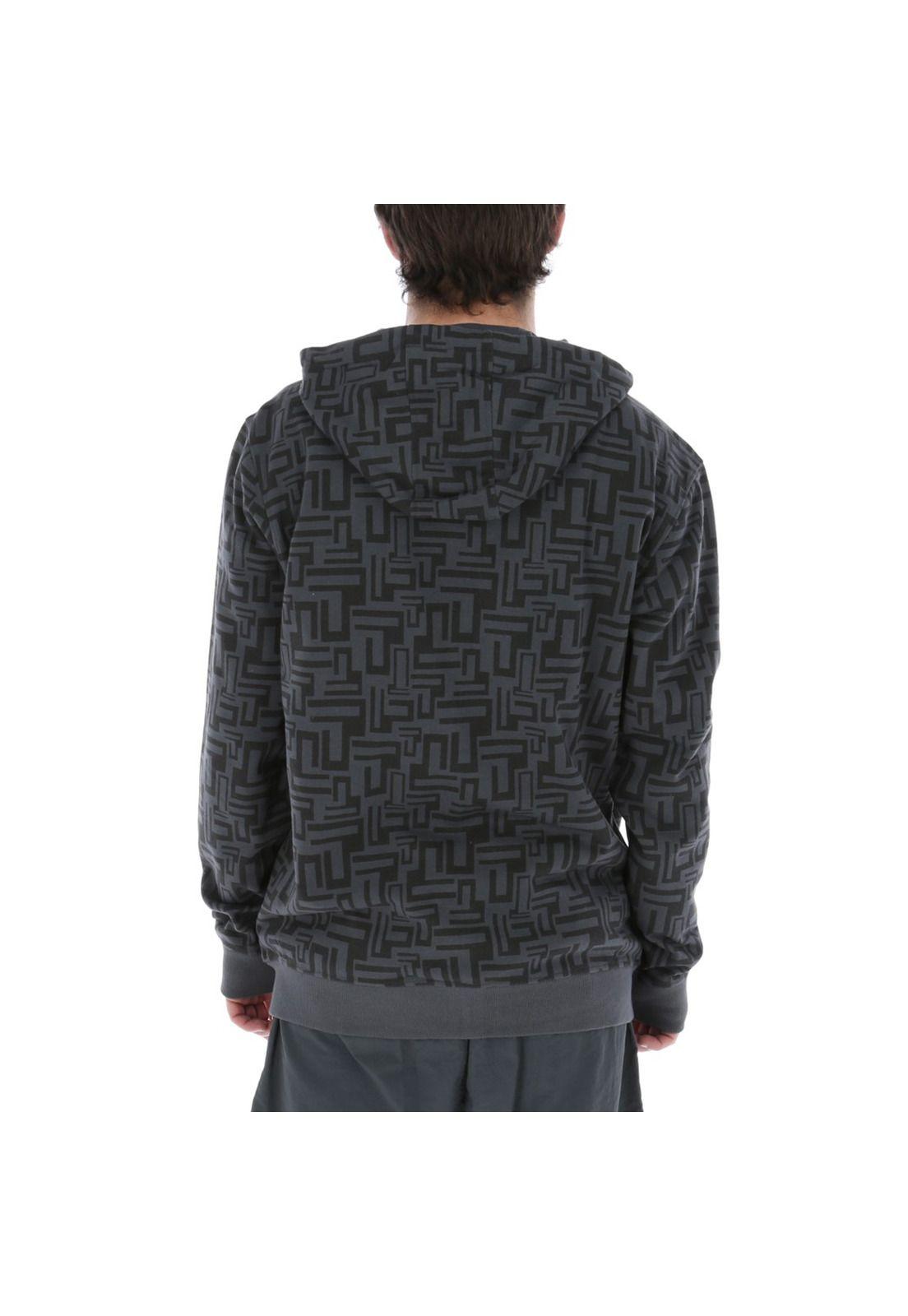 Poleron Body Cup Fz Hombre Gris-3