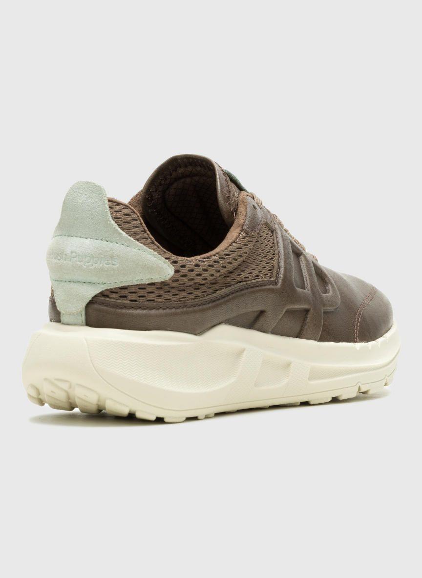 Zapatilla Cuero Mujer Seventy8 Runner Gris-3