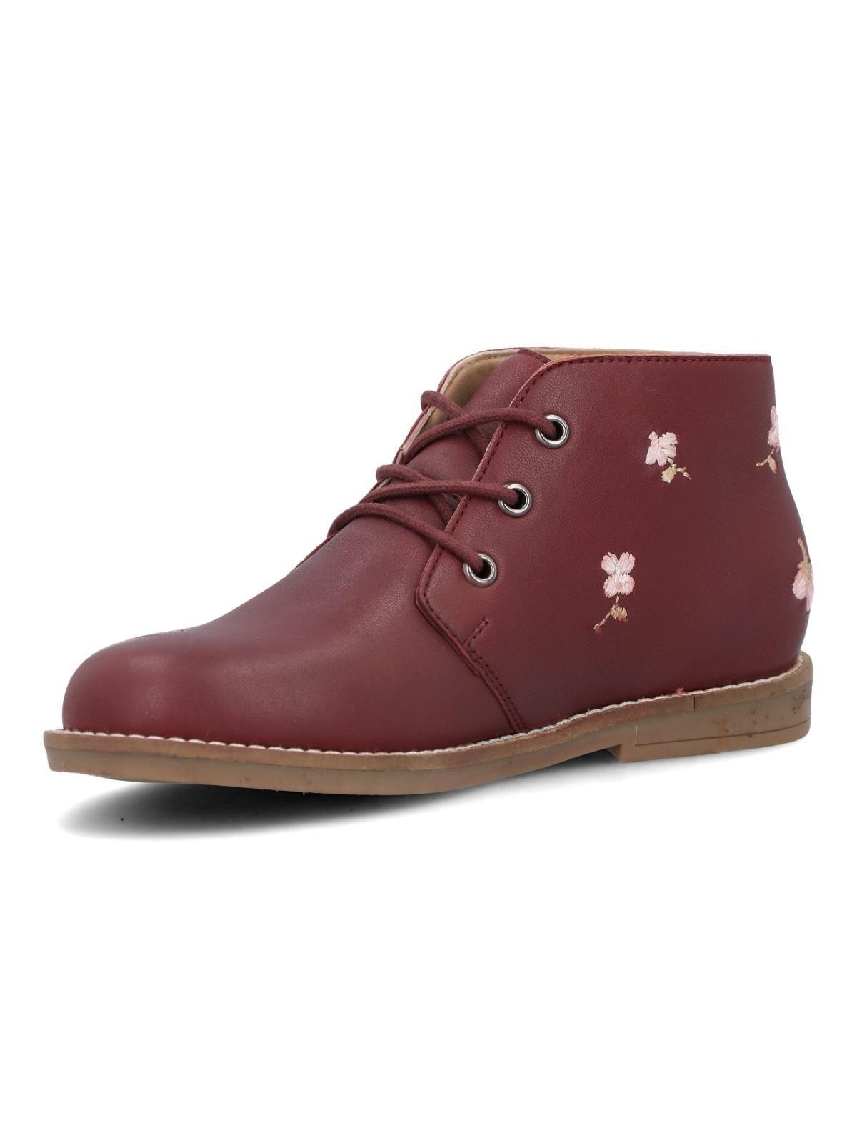 Botin Cuero Niña Liora Burdeo-5