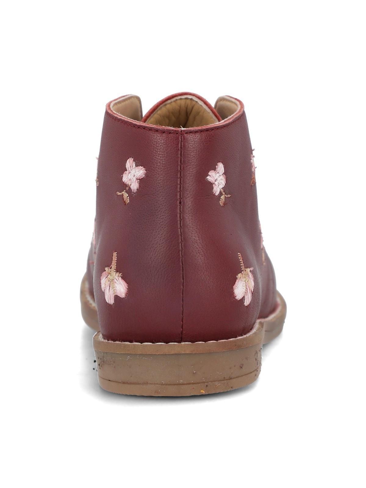 Botin Cuero Niña Liora Burdeo-6