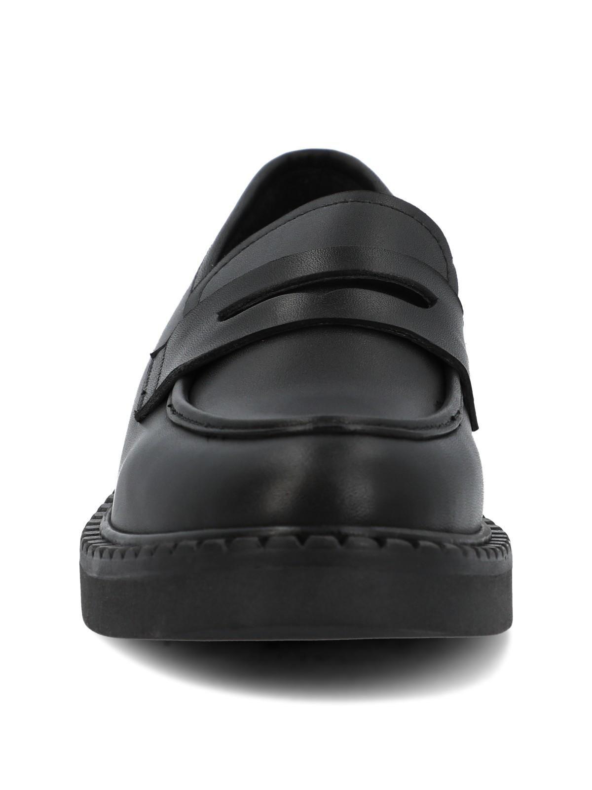 Mocasin Escolar Cuero Niña Mandy Negro-3
