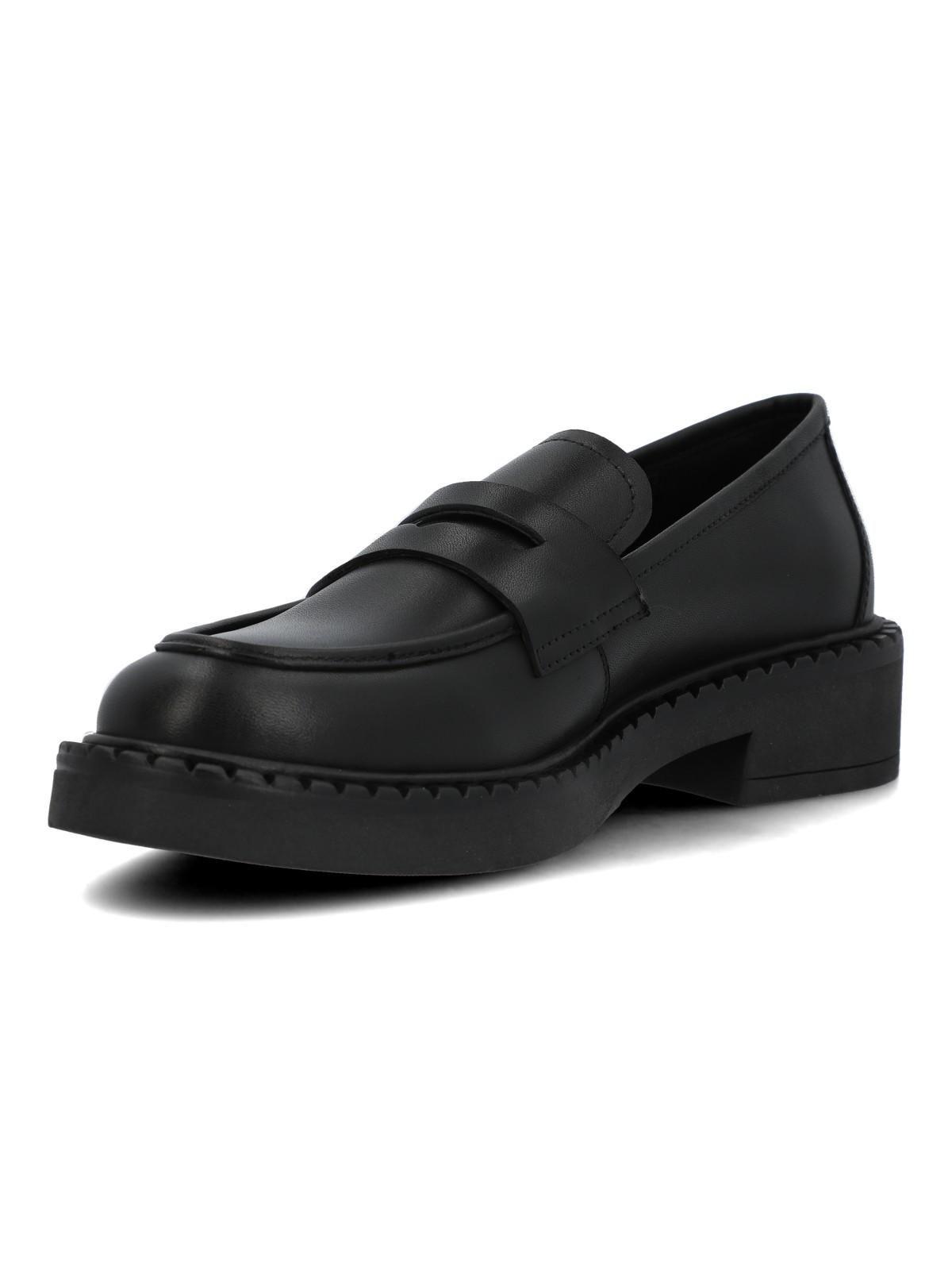 Mocasin Escolar Cuero Niña Mandy Negro-4
