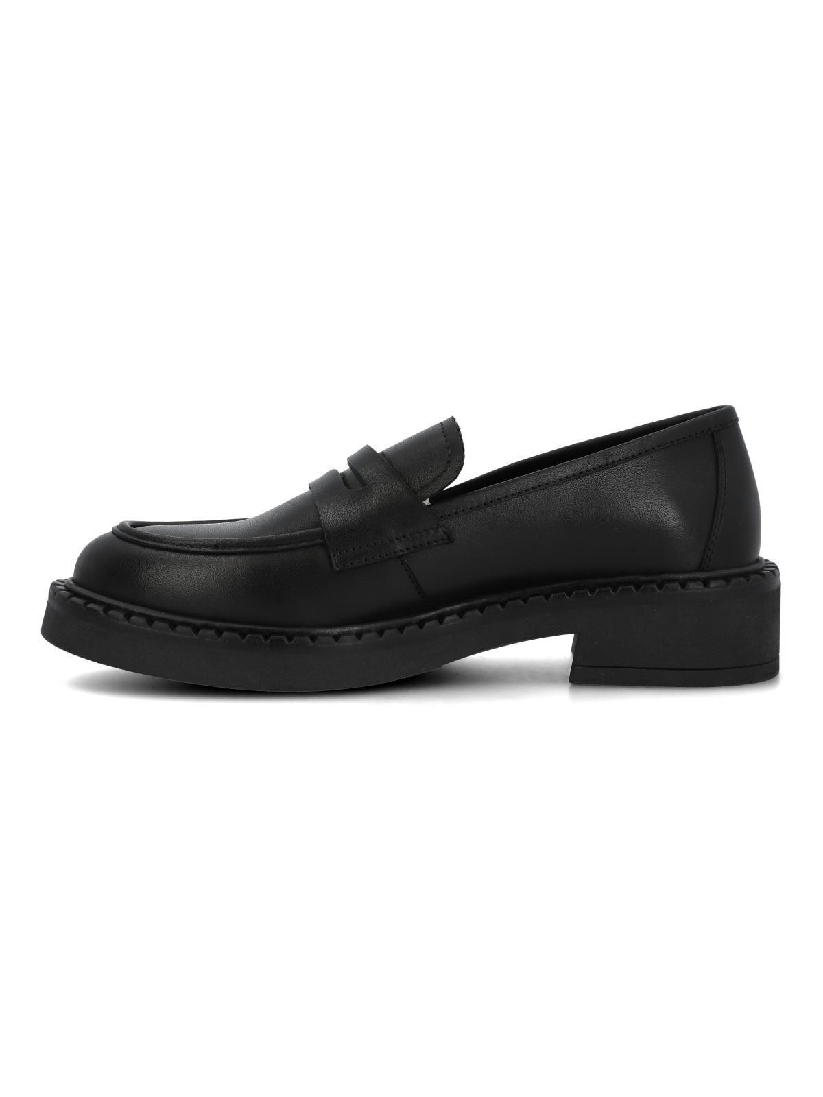 Mocasin Escolar Cuero Niña Mandy Negro-5