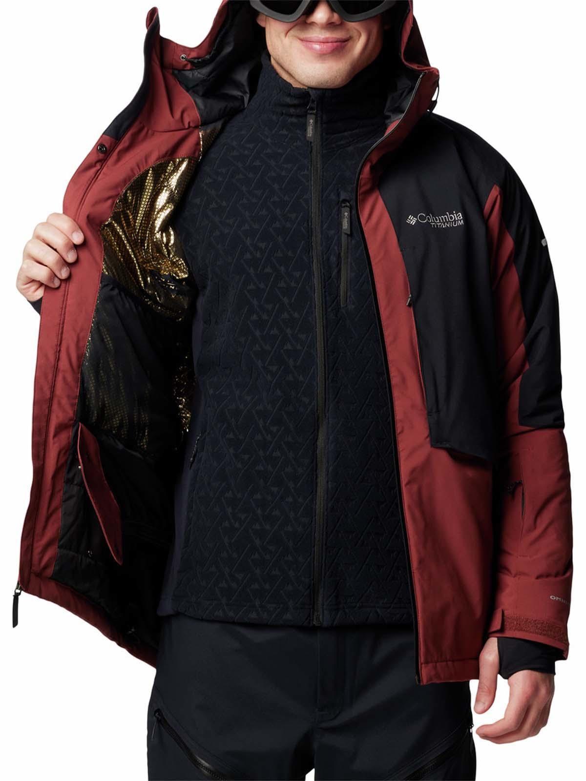 Cortaviento Hombre Highland Summit Ski Rojo-4