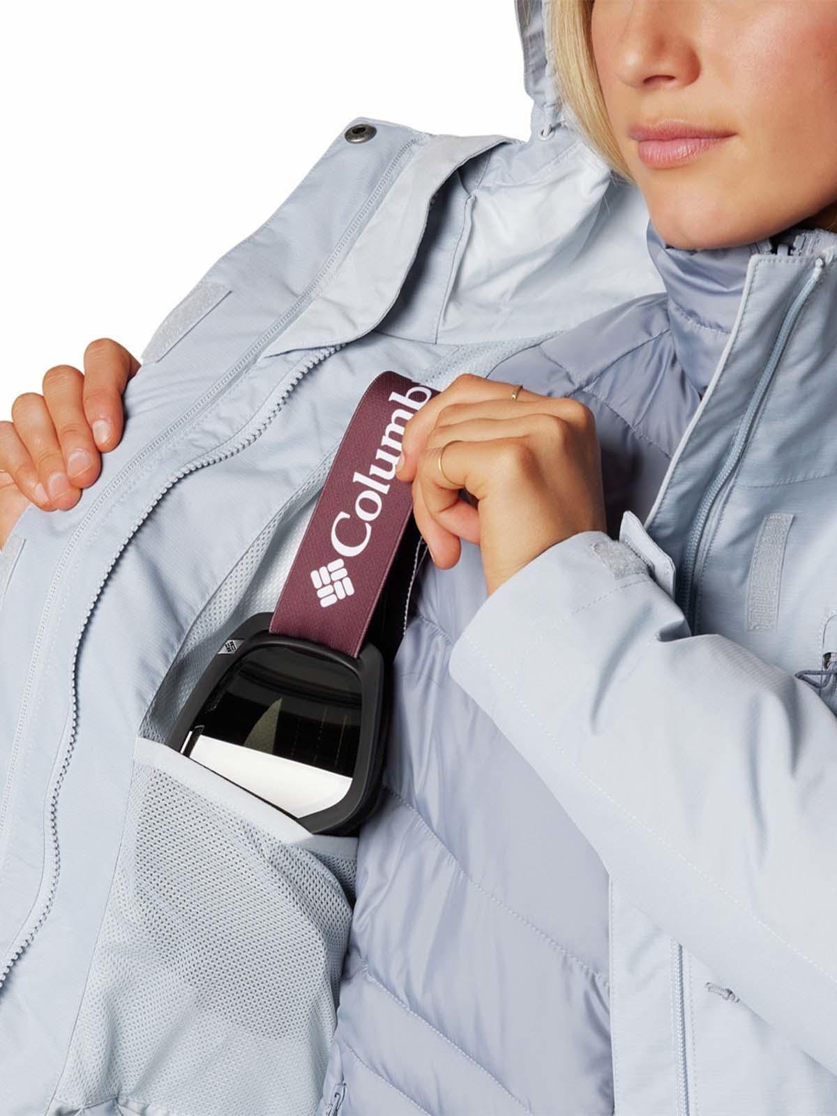 Parka impermeable Mujer Whirlibird V Ski Gris-4