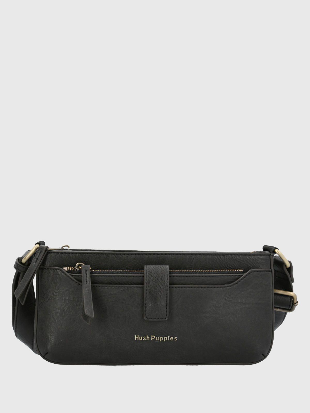 Cartera Ecocuero Mujer Drina Cross Negro-0