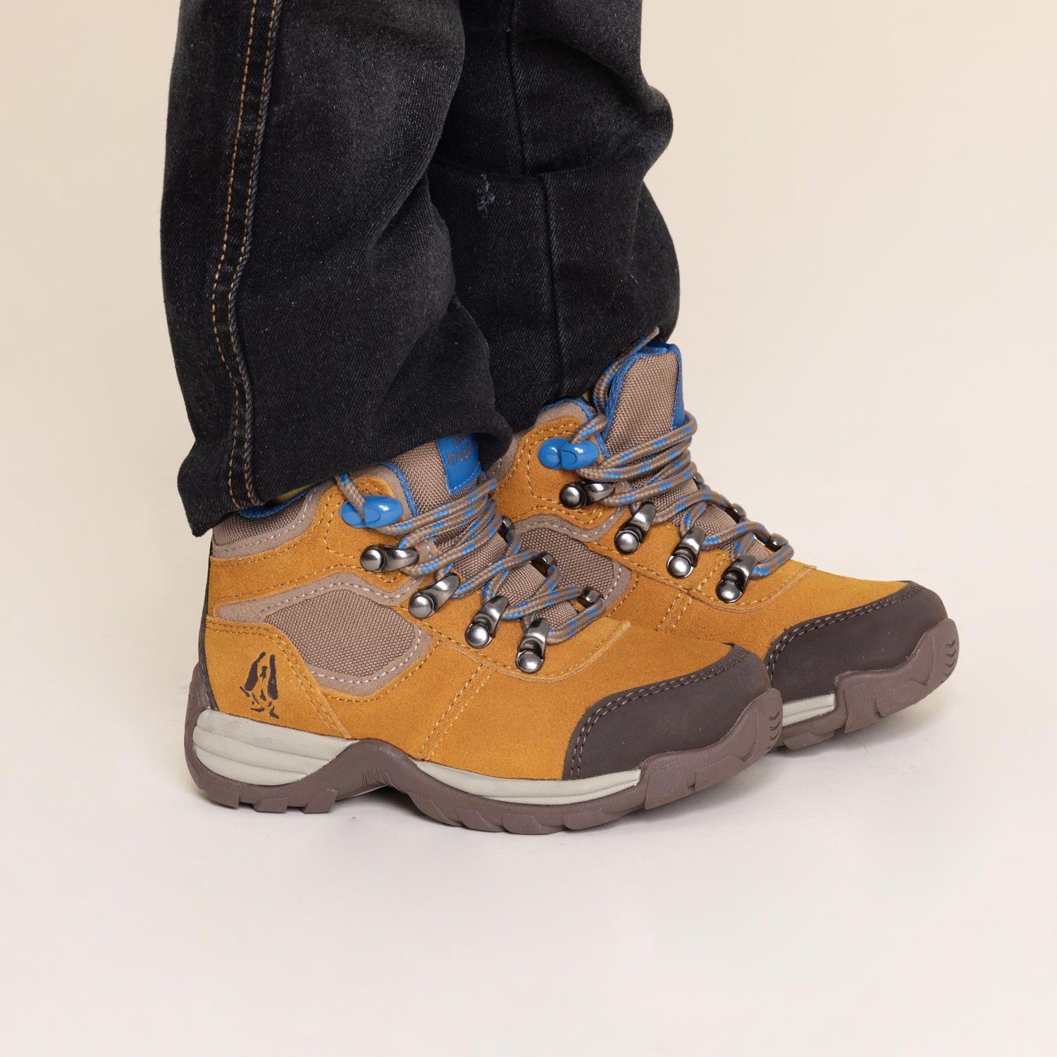 Botín Cuero Niño Tezzard  Azul-0