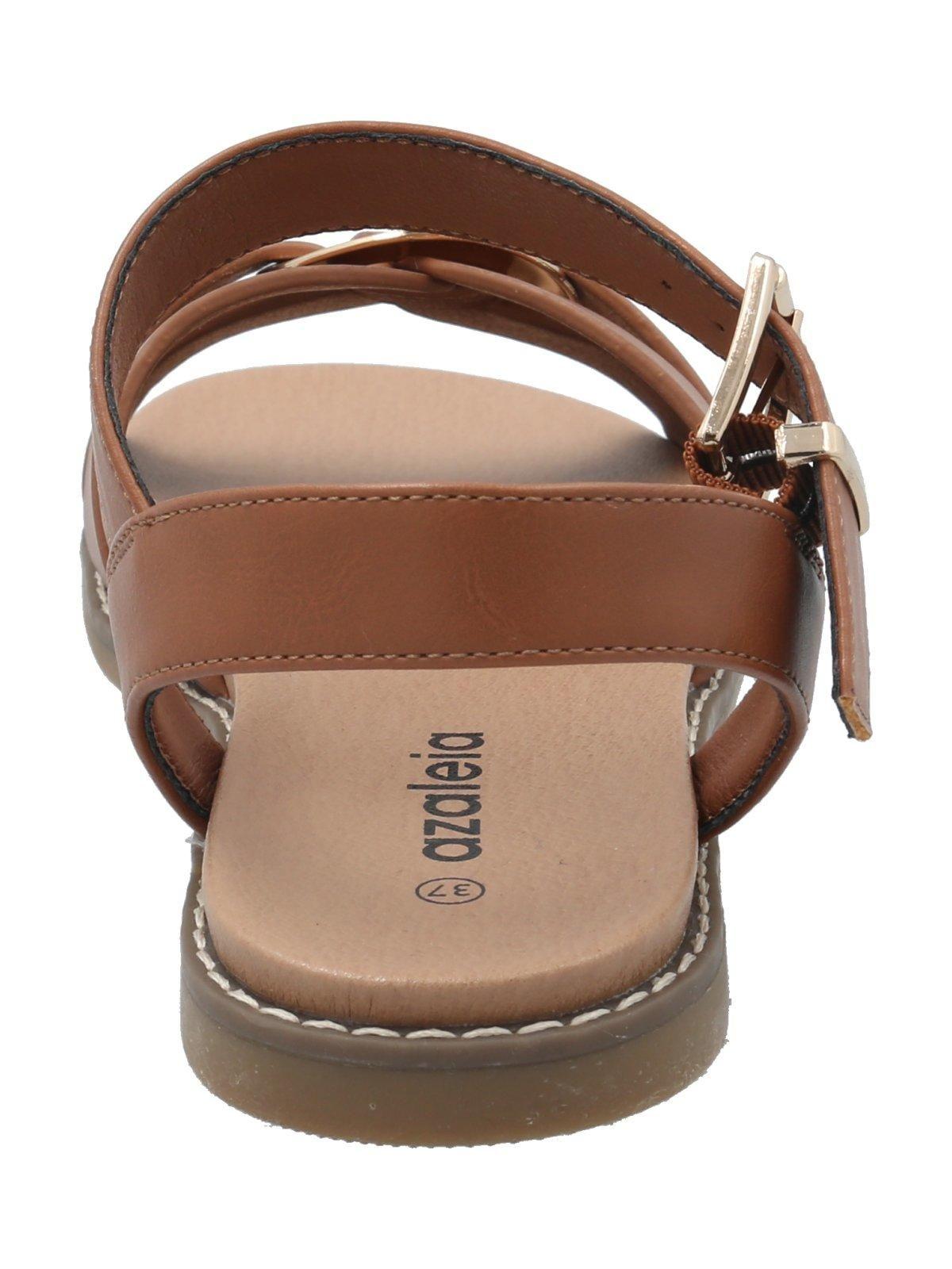 Sandalia Mujer Yona Cognac-6