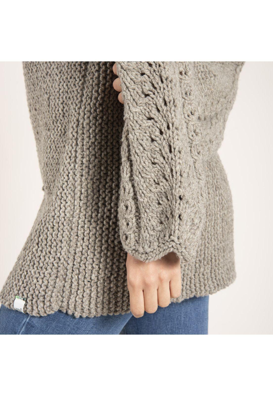 Chaleco Lana Tiortola Gris Mujer Rockford-4