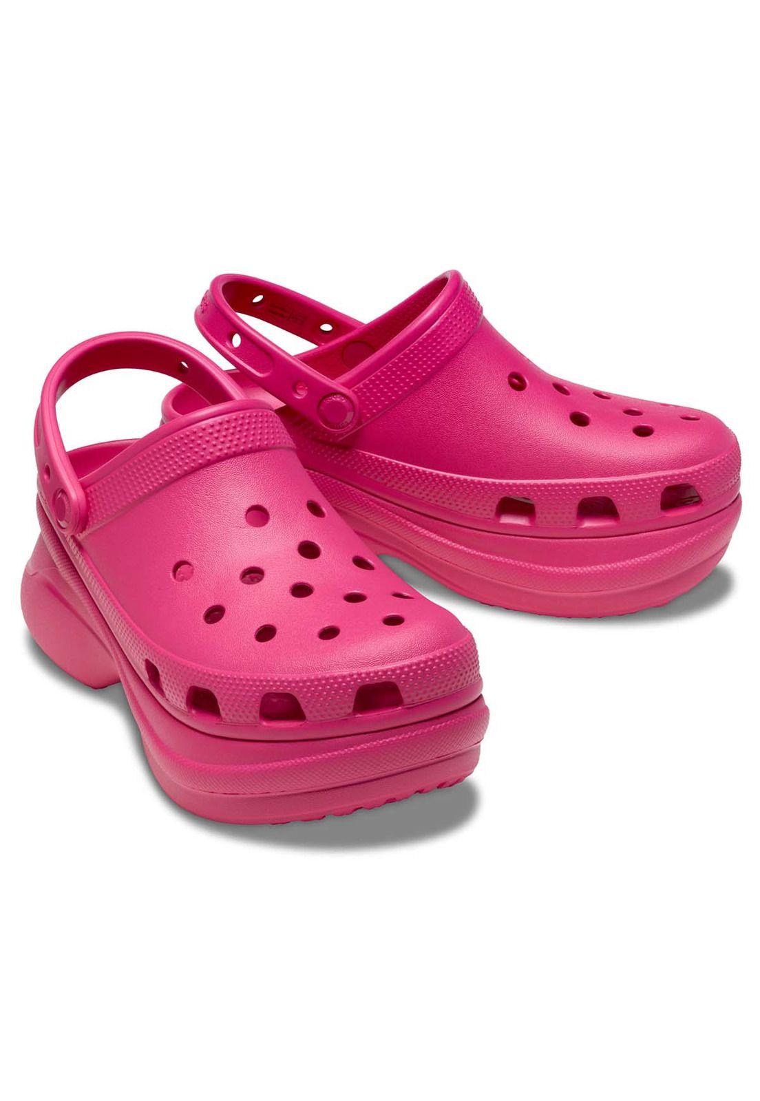 Zueco Crocs Mujer Bae Clog Rosado-3
