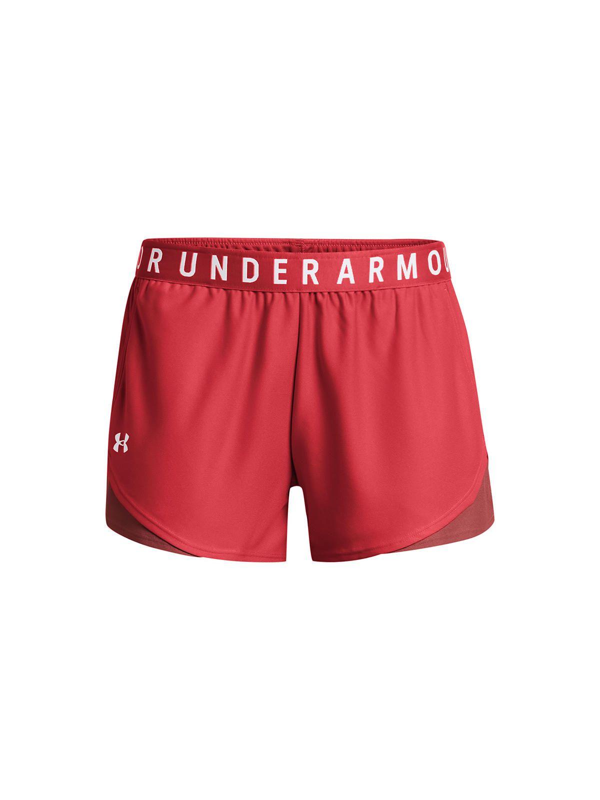 Shorts UA Play Up 3.0 para mujer Rojo-0