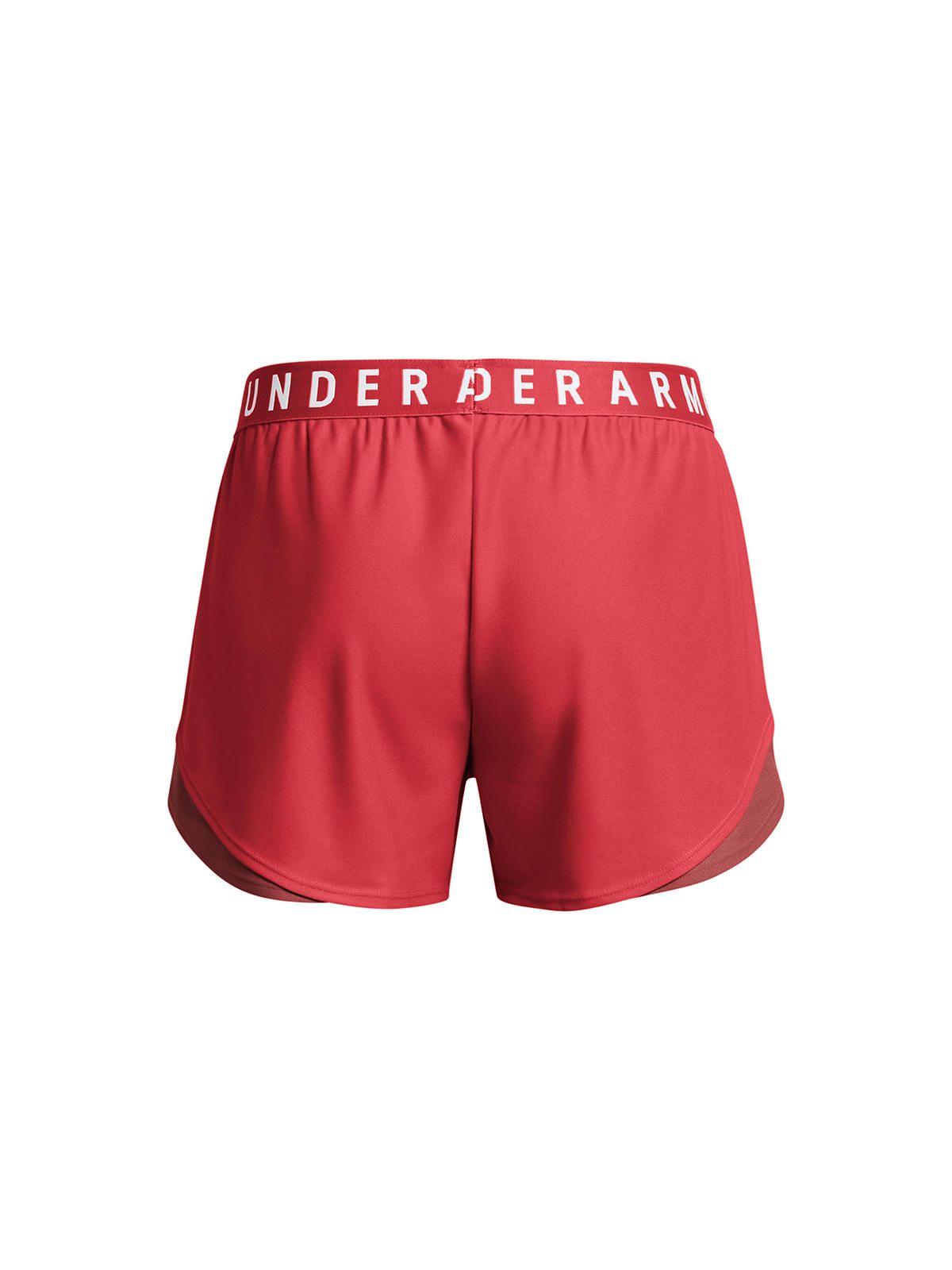 Shorts UA Play Up 3.0 para mujer Rojo-1