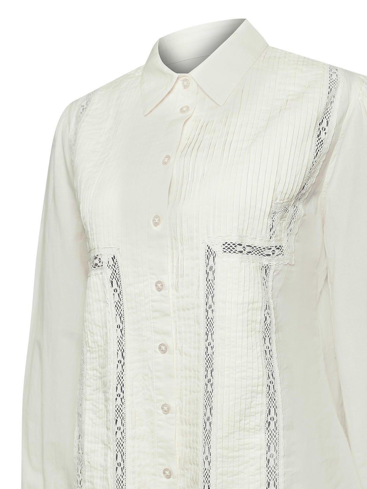 Blusa Algodón Orgánico Mujer Serpent Blanco -3