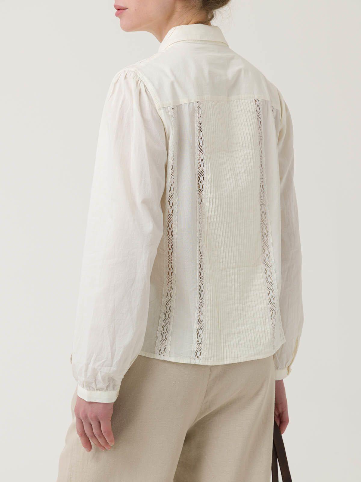 Blusa Algodón Orgánico Mujer Serpent Blanco -5